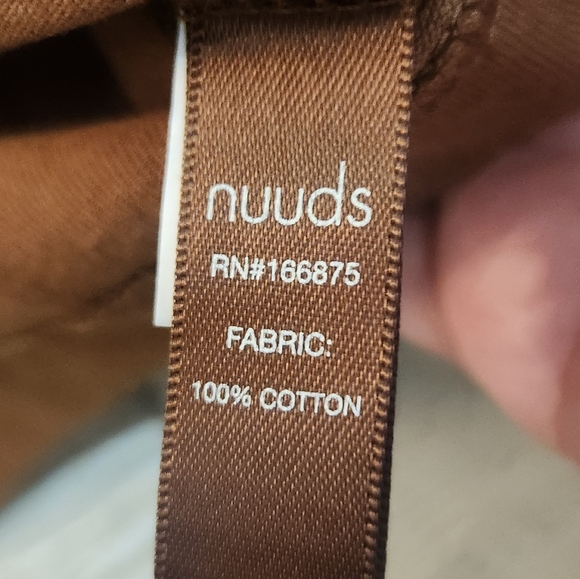 Nuuds Casual Brown Crop Top Size Small - Picture 5 of 6